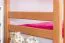 90 x 200 cm Etagenbett mit Stauraum / 2 Schubladen für Jugendliche Massivholz: Buche | Natur Lackiert | umbaubar in 2 Einzelbetten | Premium-Qualität | inkl. Rollroste Abbildung