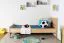 Kinderbett 80 x 200 cm | Massivholz: Buche | Natur Lackiert Abbildung