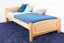 Bettrahmen für Kinder / Kinderbett 90 x 200 cm | Massivholz: Buche | Natur Lackiert Abbildung