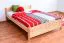 Bettrahmen für Kinder / Kinderbett 140 x 200 cm | Massivholz: Buche | Natur Lackiert Abbildung