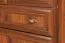 88 cm breiter Kleiderschrank mit 2 Türen und 2 Schubladen | Farbe: Dunkelbraun | Tiefe: 49 cm Abbildung