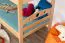 Stockbett für Kinder 90 x 190 cm | Massivholz: Buche | Natur Lackiert | umbaubar in 2 Einzelbetten | inkl. Rollroste Abbildung