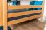 Stockbett für Jugendliche 140 x 190 cm | Massivholz: Buche | Natur Lackiert | umbaubar in 2 Einzelbetten | inkl. Rollroste Abbildung