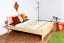Bettrahmen für Kinder / Kinderbett 140 x 200 cm | Massivholz: Buche | Natur Lackiert Abbildung