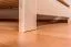 Kinderbett 90 x 200 cm | Massivholz: Buche | Natur Lackiert Abbildung