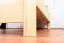 Kinderbett 80 x 200 cm | Massivholz: Kiefer | Natur Lackiert Abbildung
