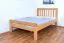 Kinderbett 120 x 200 cm | Massivholz: Buche | Natur Abbildung