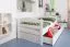 Bettgestell Schubladenbett Buche 90 x 200 cm Weiß Abbildung