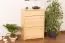 Schuhschrank Kiefer Holz massiv, Farbe: Natur 98x72x29 cm Abbildung