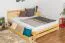 Bett 160 x 200 cm Kiefer Natur mit Lattenrost Abbildung
