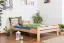 Bett 140 x 200 cm Buche massiv Natur Abbildung