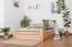 Massivholzbett Buche 140 x 200 cm Natur Abbildung