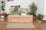 Holzbett Bettgestell Buche 140 x 200 cm Natur Abbildung