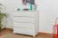 Sideboard mit 4 Schubladen, Farbe: Weiß, Breite: 100 cm - Küchenschrank, Anrichte, Sideboard Abbildung