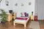 Futonbett Kiefer 90 x 200 cm Natur mit Lattenrost Abbildung