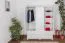 Massivholz-Schrank Kiefer Weiß 195x155x59 cm Abbildung