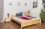Bett 180 x 200 cm Kiefer Natur Abbildung