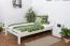 Buche Bett 120 x 200 cm Weiß Abbildung