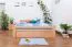 Stauraumbett Bettgestell Buche 160 x 200 cm Natur Abbildung