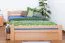 Bett Buche massiv 160 x 200 cm Natur Abbildung