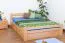 Buche Massivholz Bettgestell 160 x 200 cm Natur Abbildung