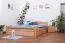 Holzbett Buche 180 x 200 cm Natur Abbildung