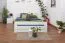 Weißes Buche Bett ausziehbar 160 x 200 cm Weiß Abbildung