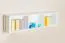 Bücherregal - 120 cm breit, Kiefer Holz-Massiv, Farbe: Weiß Abbildung