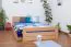Holzbett 160 x 200 cm Buche massiv Natur Abbildung