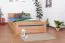 Bett Buche 160 x 200 cm Natur Abbildung