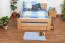 Holzbett Bettgestell Buche 140 x 200 cm Natur Abbildung