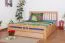 Buche Schubladenbett 180 x 200 cm Natur Abbildung