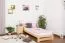 Bett 160 x 200 cm Kiefer massiv Natur Abbildung