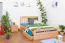 Bettgestell Schubladenbett Buche 140 x 200 cm Natur Abbildung