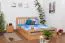 Buche Holzbett 160 x 200 cm Natur Abbildung