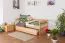 Buche Schubladenbett Bettgestell 90 x 200 cm Natur Abbildung
