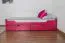 Stauraumbett Buche massiv 90 x 200 cm Rosa Abbildung