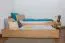 Bett mit Schubladen Buche 90 x 200 cm Natur Abbildung
