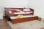 Holz Stauraumbett 90 x 200 cm Buche massiv Kirsche Abbildung