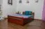 Massivholz Bettgestell Buche 120 x 200 cm Kirsche Abbildung