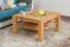 Couchtisch Kernbuche Massivholz Farbe: Natur 50x80x80 cm Abbildung