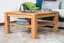 Couchtisch Kernbuche Massivholz Farbe: Natur 45x80x80 cm Abbildung
