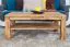 Wohnzimmertisch Eiche Massivholz Farbe: Natur 45x105x65 cm Abbildung