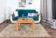 Couchtisch Kernbuche Massivholz Farbe: Natur 45x80x80 cm Abbildung