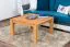 Couchtisch Kernbuche Massivholz Farbe: Natur 45x80x80 cm Wohnzimmermöbel Wohnzimmereinrichtung Abbildung