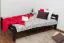 Bett 120 x 200 cm Buche massiv Schokobraun Abbildung