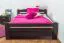 Holzbett Buche 140 x 200 cm Schokobraun Abbildung