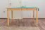 Esszimmertisch 130x80 cm Kiefer massiv, Farbe: Natur Abbildung