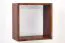 Hängeregal / Wandregal Kiefer massiv Vollholz Nussfarben Junco 291A - 40 x 40 x 20 cm (H x B x T)