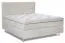 Boxspringbett MINDORO, Box: Bonellfederkern, Matratze: Taschenfederkern, Top Matress: Schaumstoff - Abmessung: 140 x 200 cm - Farbe: Weiß